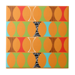 Carreau En Céramique Carreau de céramique de motif orange moderne de l