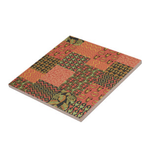 Carreau En Céramique Carreau de céramique de patchwork tribal égyptie