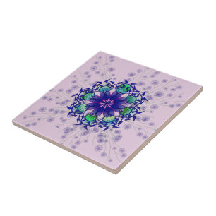 Carreau En Céramique Carreau de céramique éternel violet bleu