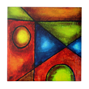 Carreau En Céramique Carreau, Équilibre, Abstrait Acrylique