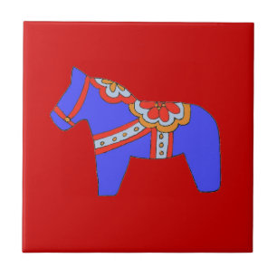 Carreau En Céramique Carrelage bleu Horse