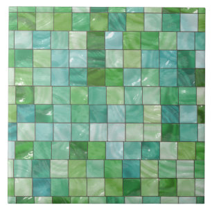 Carreau En Céramique Carrelage bleu vert Motif