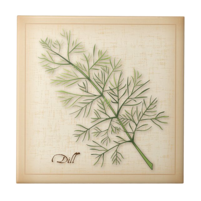 Carreau En Céramique Carrelage céramique Dill Herb (Devant)