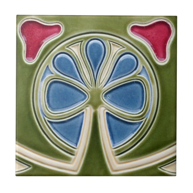 Carreau En Céramique Carrelage - Clover Art Nouveau (Devant)