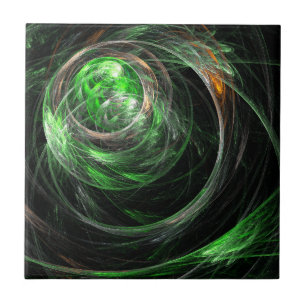 Carreau En Céramique Carrelage d'art Abstrait vert du monde