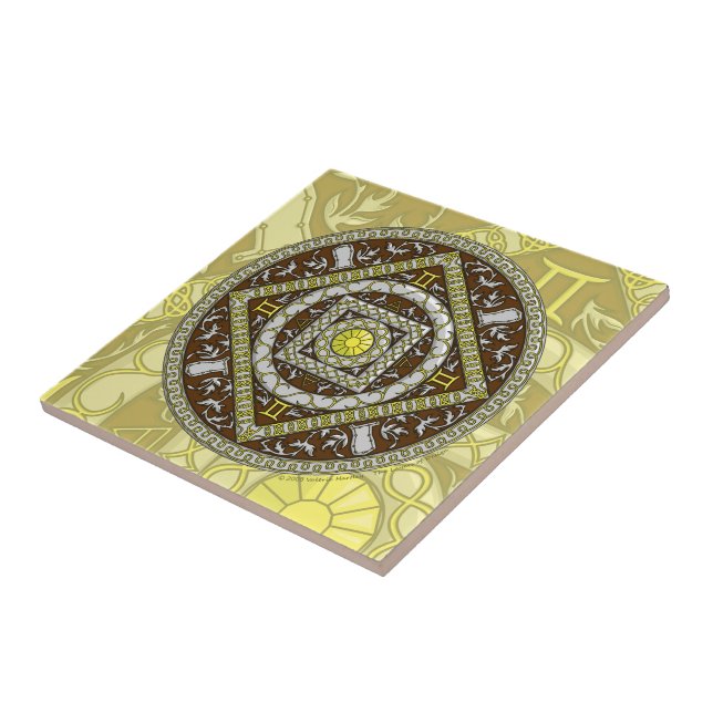 Carreau En Céramique Carrelage de Gemini Mandala (Côté)
