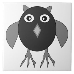 Carreau En Céramique Carrelage de hibou d'Halloween déplaisant
