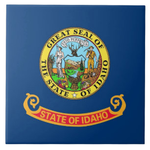 Carreau En Céramique Carrelage Drapeau De L'État De L'Idaho