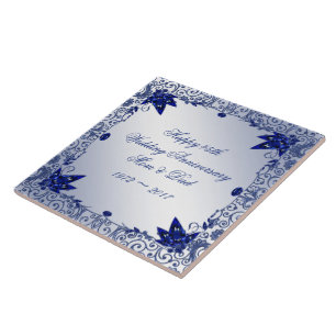 Carreau En Céramique Carrelage du 45e anniversaire du Mariage Sapphire