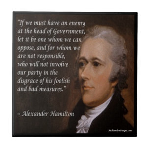 Carreau En Céramique Carrelage en céramique Alexander Hamilton "Enemy L