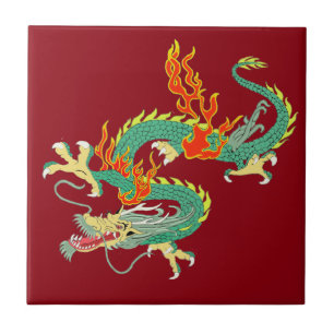 Carreau En Céramique Carrelage en céramique chinois Dragon