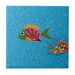 Carreau En Céramique Carrelage en céramique de poisson tropical