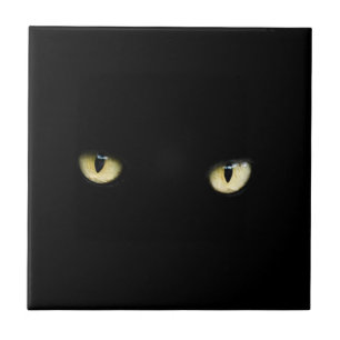 Carreau En Céramique Carrelage en céramique décoratif des yeux de chat 