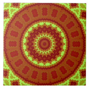 Carreau En Céramique Carrelage en céramique - Design Kaleidoscope rouge