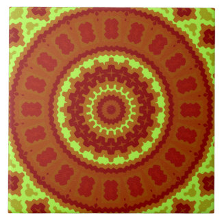 Carreau En Céramique Carrelage en céramique - Design Kaleidoscope rouge