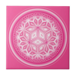 Carreau En Céramique Carrelage en céramique rose Abstraite 4,25 pouces