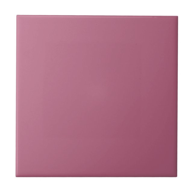 Carreau En Céramique Carrelage en céramique rose mauve solide (Devant)