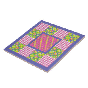 Carreau En Céramique Carrelage en céramique : Rose : Primroses, Pois, E