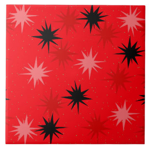 Carreau En Céramique Carrelage en céramique Starburts Rouge atomique