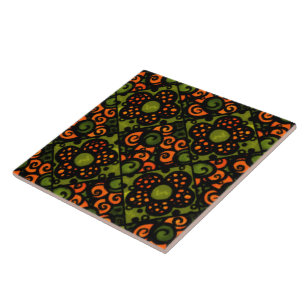 Carreau En Céramique Carrelage en céramique vert Orange Avocado Motif