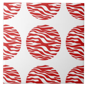 Carreau En Céramique Carrelage Pois d'impression Zebra