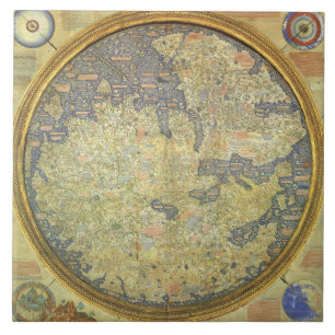 Carreau En Céramique Carte antique Asie Afrique l'Europe d'ATF Mauro