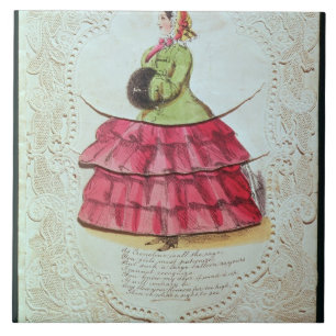Carreau En Céramique Carte de voeux (la semaine sur le papier)