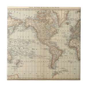 Carreau En Céramique Carte du monde 2