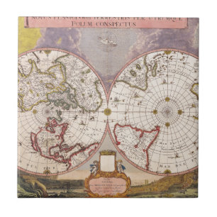 Carreau En Céramique Carte du monde antique