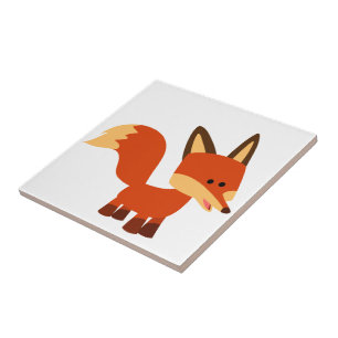 Carreau En Céramique Carton en Fox Astute mignon