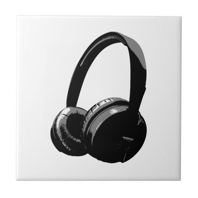 Carreau En Céramique Casque Pop Art (Devant)