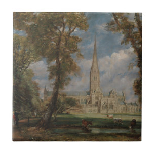 Carreau En Céramique Cathédrale de John Constable Salisbury du Bish