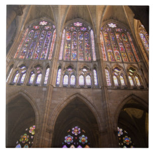 Carreau En Céramique Cathédrale de Léon, vitraux intérieurs