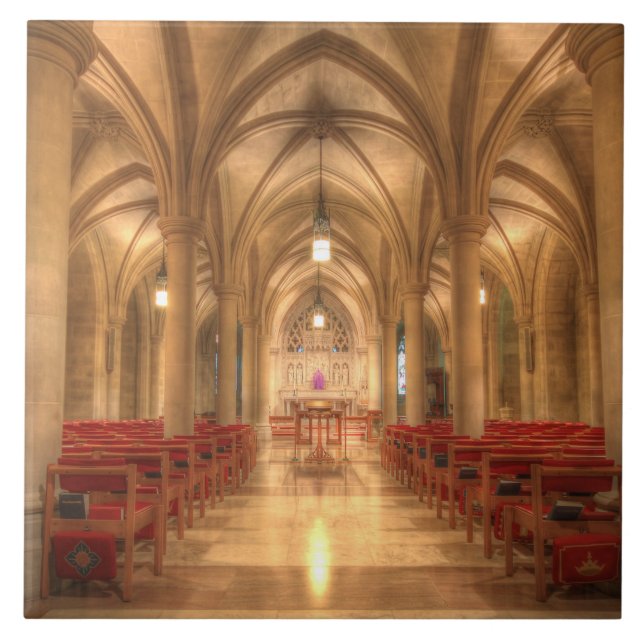 Carreau En Céramique Cathédrale nationale de Washington Bethlehem Chape (Devant)