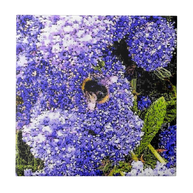 Carreau En Céramique Ceanothus Flower Bee (Devant)