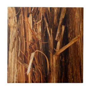 Carreau En Céramique Cèdre texturé en écorce de bois