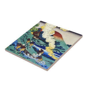 Carreau En Céramique Cent poèmes expliqués par l'infirmière Hokusai