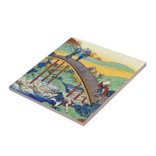 Carreau En Céramique Cent poèmes expliqués par l'infirmière Hokusai