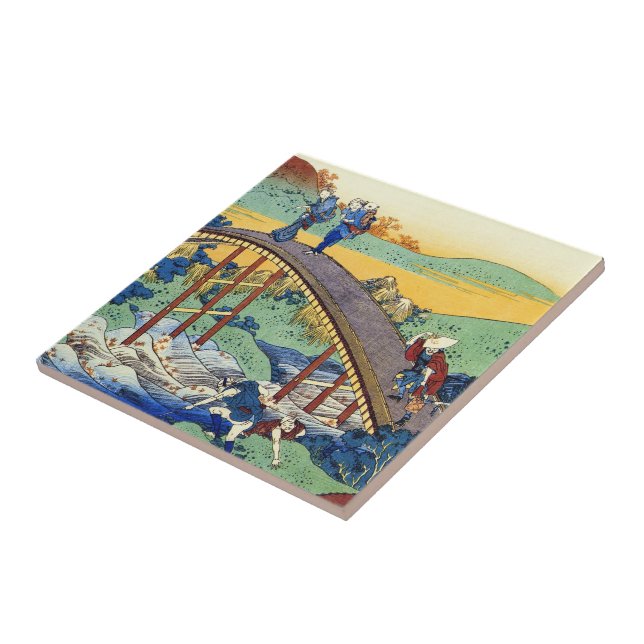 Carreau En Céramique Cent poèmes expliqués par l'infirmière Hokusai (Côté)