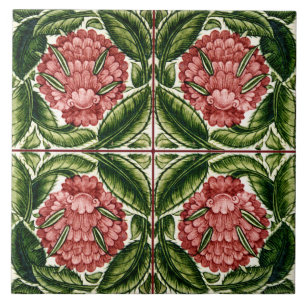 Carreau En Céramique Céramique de William De Morgan Victorian