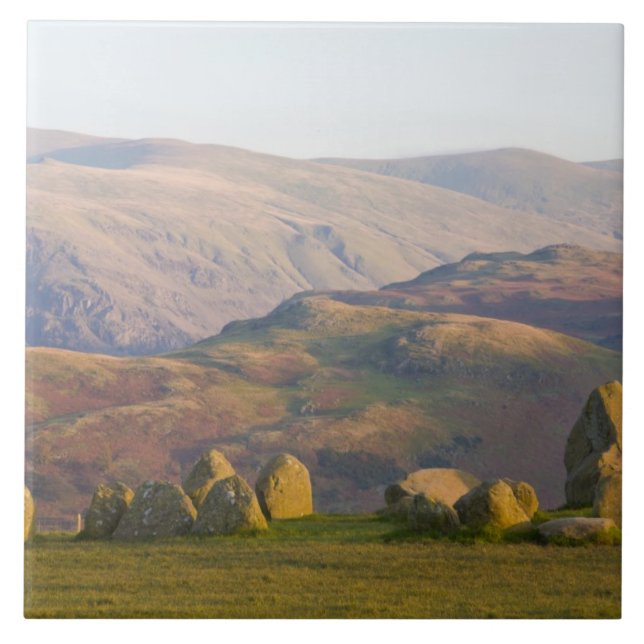 Carreau En Céramique Cercle de pierre de Castlerigg, district de Lake,  (Devant)