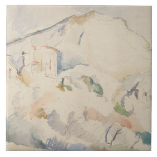 Carreau En Céramique Cezanne-Château de Paul Noir et Mont