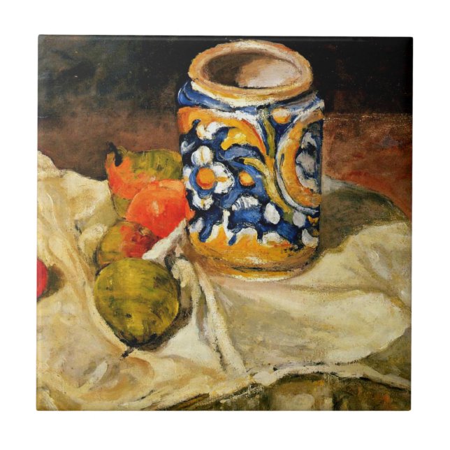 Carreau En Céramique Cezanne : La vie morte avec Jar italien (Devant)