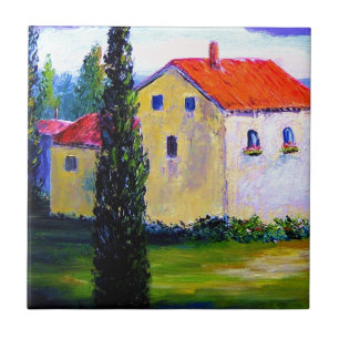 Carreau En Céramique Chambre de ferme de la Toscane
