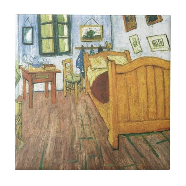 Carreau En Céramique Chambre de Van Gogh à Arles (Devant)