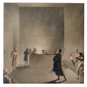 Carreau En Céramique Chambre et sarcophage dans la grande pyramide du