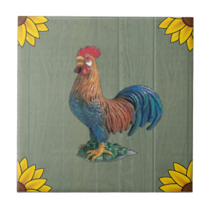 Carreau En Céramique Chanticleer Rooster