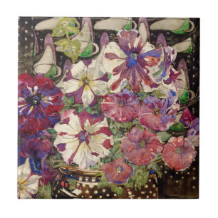 Carreau En Céramique Charles Rennie Mackintosh - Petunias