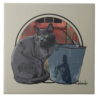 Carreau En Céramique Chat de grange