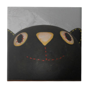 Carreau En Céramique Chat noir